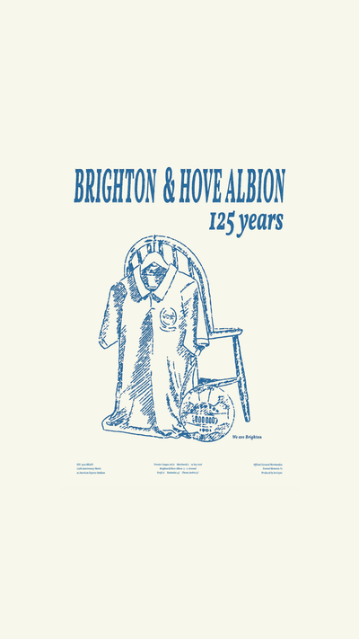 BHAFC 125 - Versus Arsenal 19 Sep 2026 POSTER