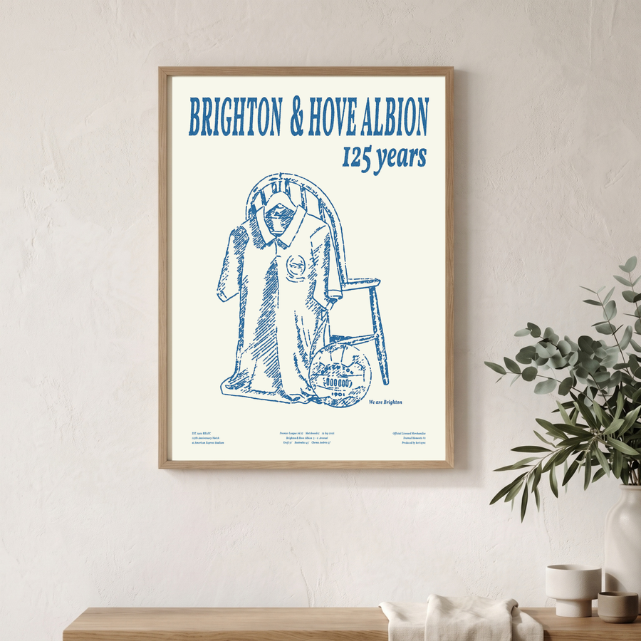 BHAFC 125 - Versus Arsenal 19 Sep 2026 POSTER