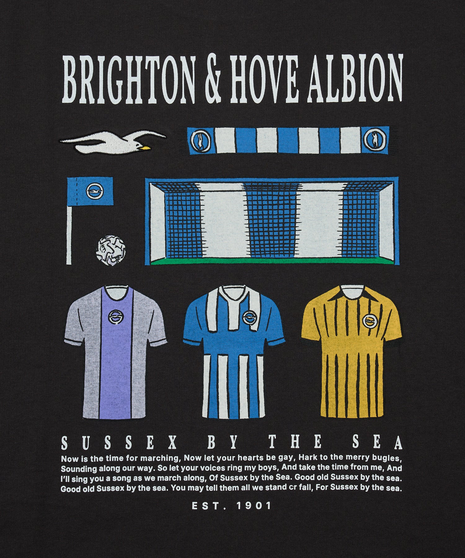 BHA SEAGULLS UNIFORM GRAPHIC TEE – Seagulls In Japan